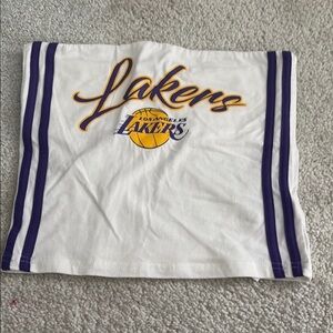 Los Angeles Lakers White and Purple tube top